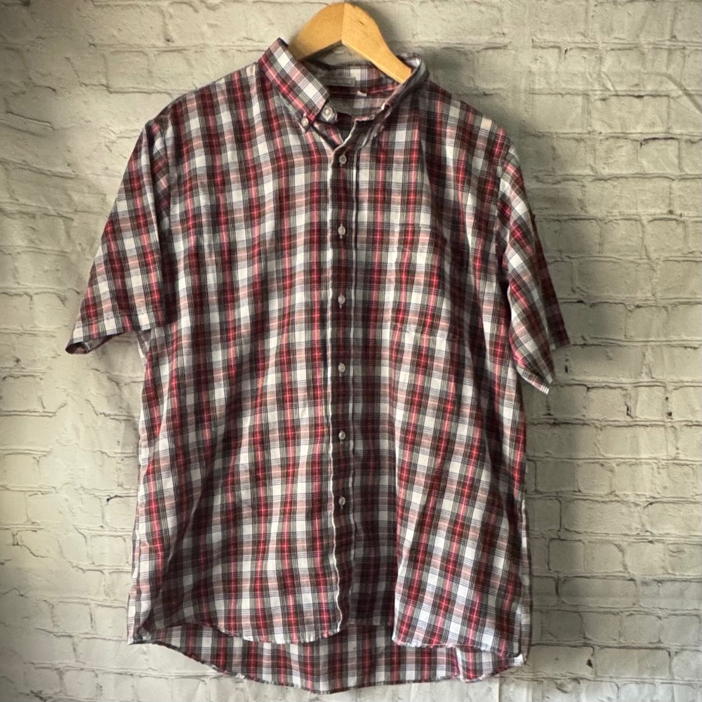 Vintage Career Club Cambridge Hall Short Sleeve Shirt-tagged XL
